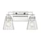 Z-Lite Lyna Vanity, 2-Light, 16 In.W x 6.5 In.L x 9 In.H, Chrome /Clear 823-2V-CH - alternate 1